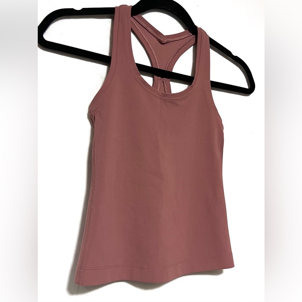 Lululemon Cool Racerback Tank Top Shorter Length Cropped Running Yoga Workout - Picture 6 of 10